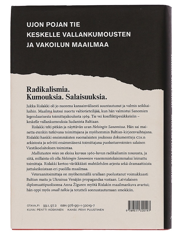 Mullistusten mies : elämää ja kohtaloita historian aallokossa - Jukka Rislakki - Elämäkerrat ja muistelmat - 10105439570 - 1