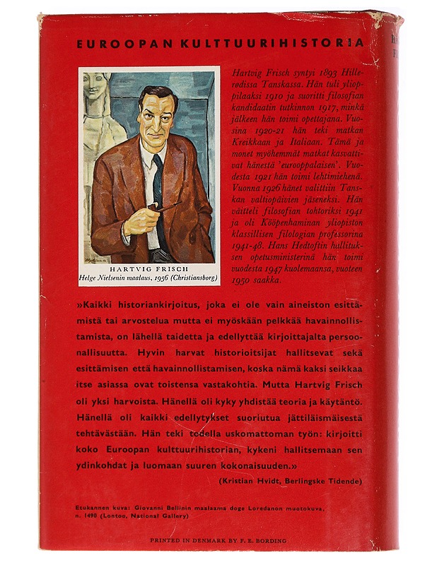 Euroopan kulttuurihistoria 3 - Hartvig Frisch - Historiakirjat - 10105439576 - 1