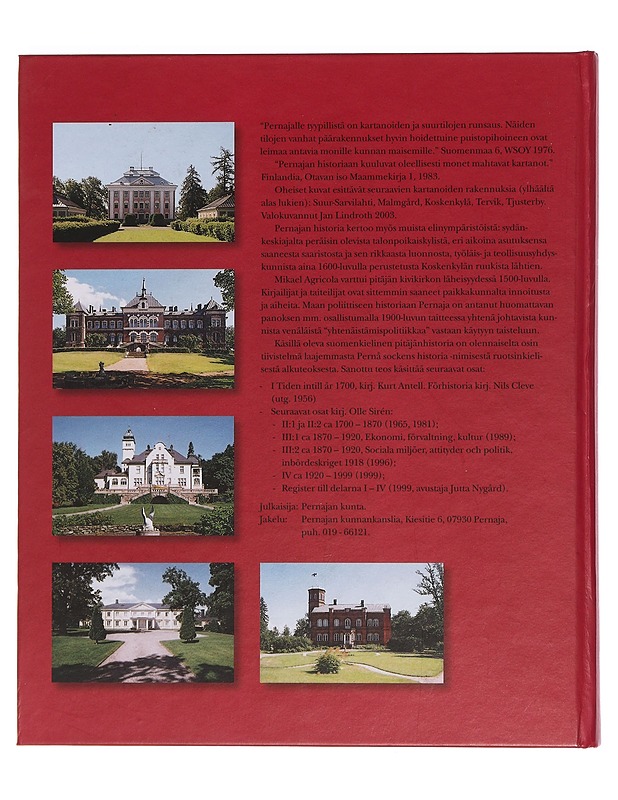Pernajan pitäjän historia keskiajalta 2000-luvulle - Historiakirjat - 10105439577 - 1