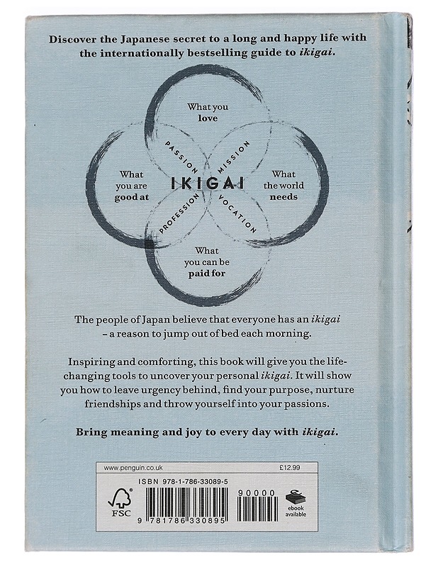 Ikigai : the Japanese secret to a long and happy life - García, Héctor - Harrastekirjat - 10105439612 - 1