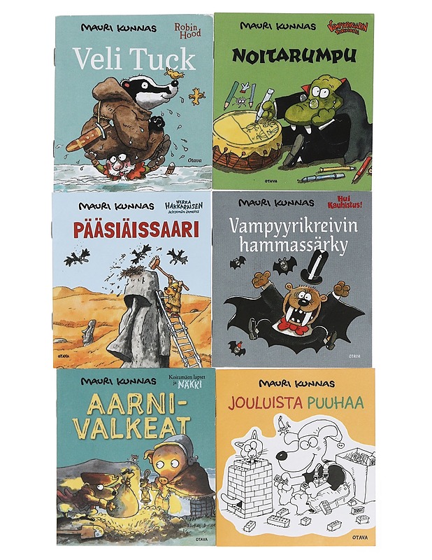 Mauri Kunnas - minikirjoja 6 kpl - Lastenkirjat - 10105439617 - 0