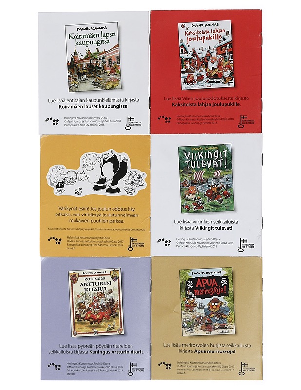 Mauri Kunnas - minikirjoja 6 kpl - Lastenkirjat - 10105439639 - 1
