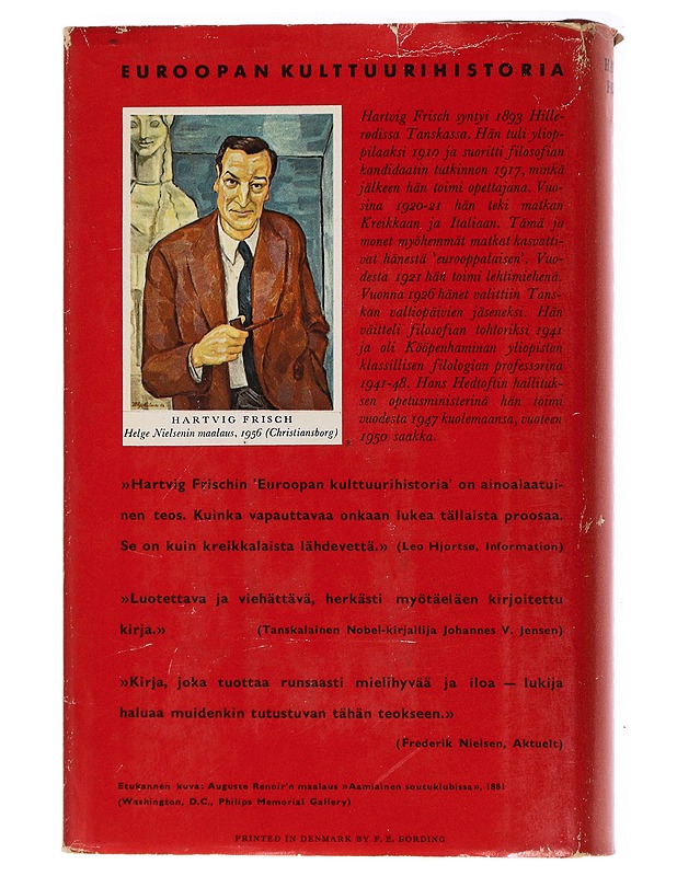Euroopan kulttuurihistoria 4 - Hartvig Frisch - Historiakirjat - 10105439642 - 1