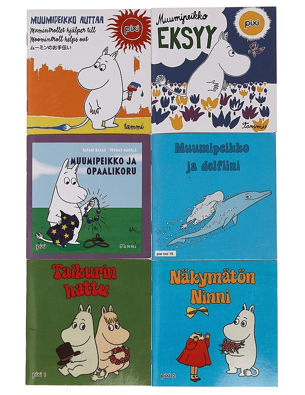 Muumit - minikirjoja 6 kpl - Lastenkirjat - 10105439654 - 0