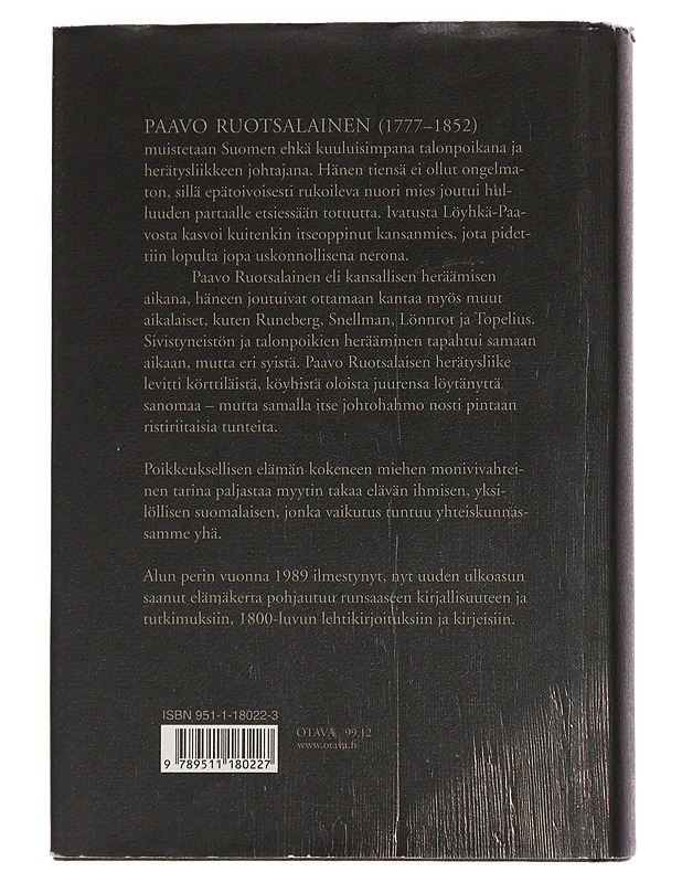 Ukko-Paavo : Paavo Ruotsalainen ja 1800-luvun heräävä Suomi - Tapani Ruokanen - Elämäkerrat ja muistelmat - 10105439694 - 1
