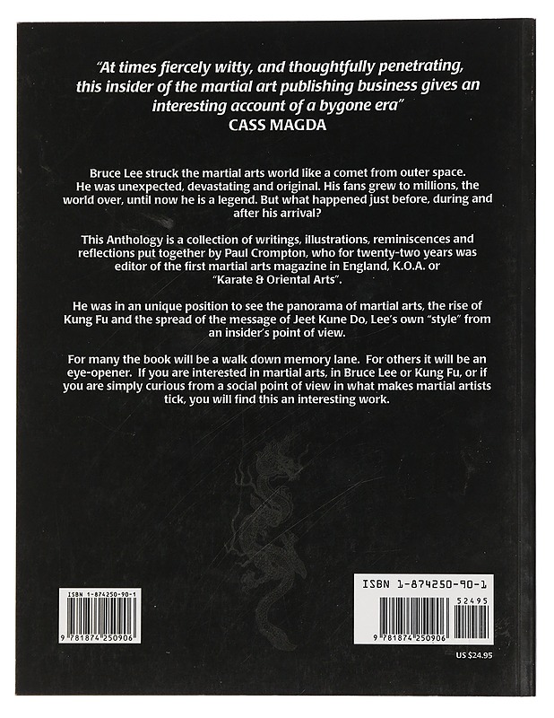 Bruce Lee Anthology. Films & Fighting - Paul Crompton - Harrastekirjat - 10105439699 - 1