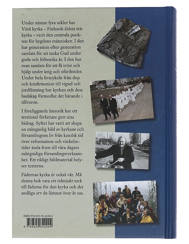 Fädernas kyrka - och vår : Vörå församlings historik - Back, Ingvald - Historiakirjat - 10105439728 - 1