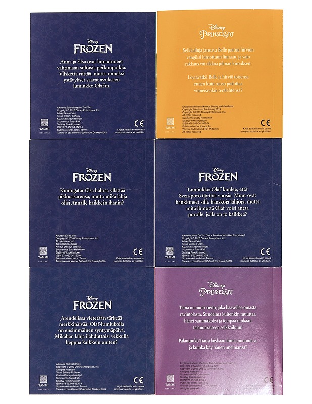 Disney - minikirjoja 6 kpl - Lastenkirjat - 10105439730 - 1