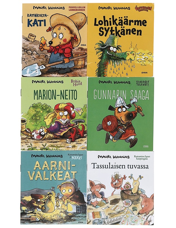 Mauri Kunnas - minikirjoja 6 kpl - Lastenkirjat - 10105439738 - 0