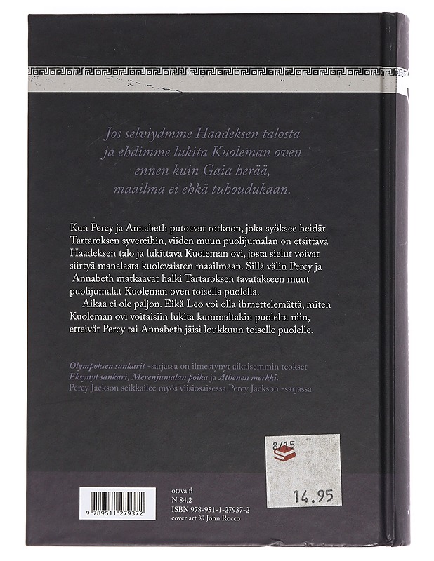 Haadeksen talo - Riordan, Rick - Fantasia- ja scifi - 10105439739 - 1