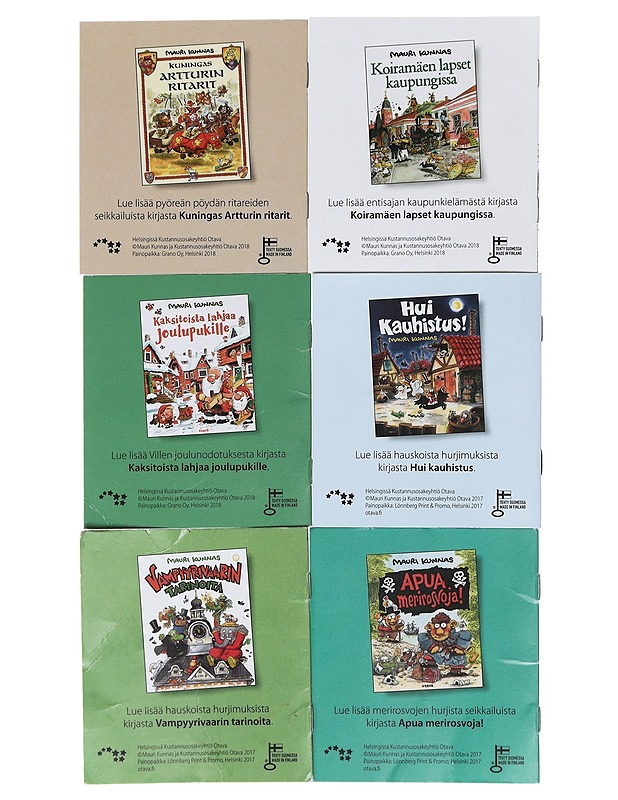 Mauri Kunnas - minikirjoja 6 kpl - Lastenkirjat - 10105439753 - 1