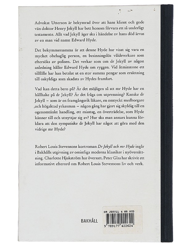 Dr Jekyll och Mr Hyde - Stevenson, Robert Louis - Romaanit ja novellit - 10105439756 - 1