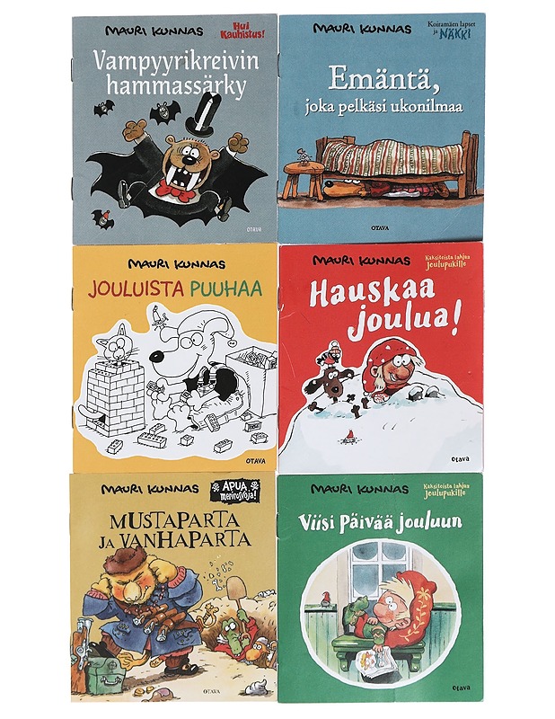 Mauri Kunnas - minikirjoja 6 kpl - Lastenkirjat - 10105439758 - 0
