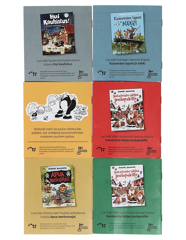 Mauri Kunnas - minikirjoja 6 kpl - Lastenkirjat - 10105439758 - 1