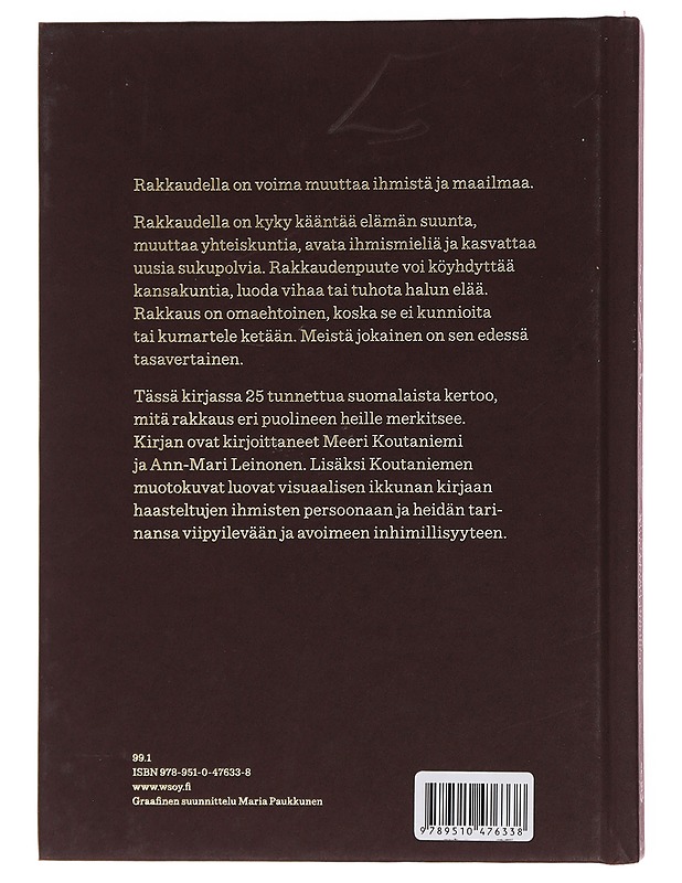 Rakkaus - Koutaniemi, Meeri - Elämäkerrat ja muistelmat - 10105439797 - 1