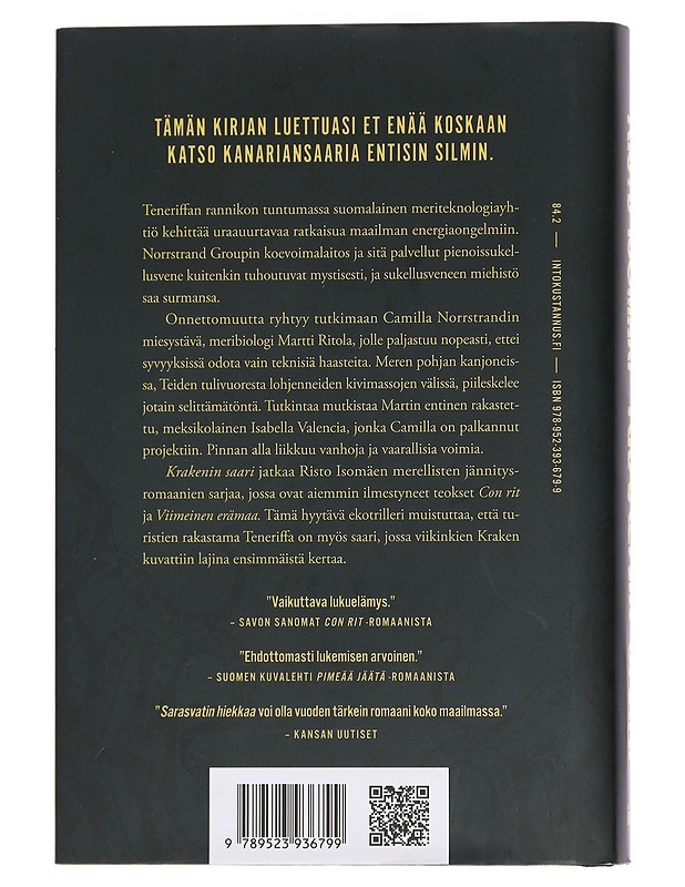 Krakenin saari - Risto Isomäki - Romaanit ja novellit - 10105439828 - 1