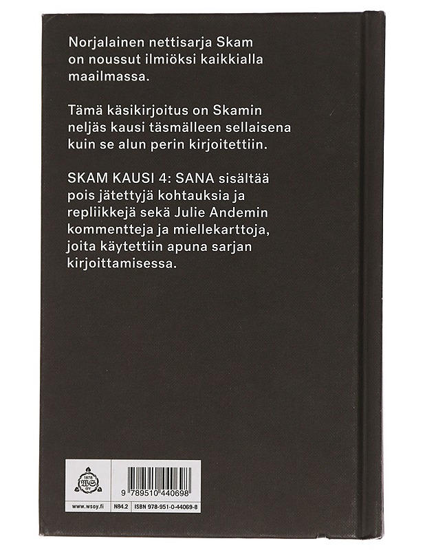 Skam. Kausi 4, Sana : alkuperäinen käsikirjoitus - Andem, Julie - Nuorten kirjat - 10105439856 - 1