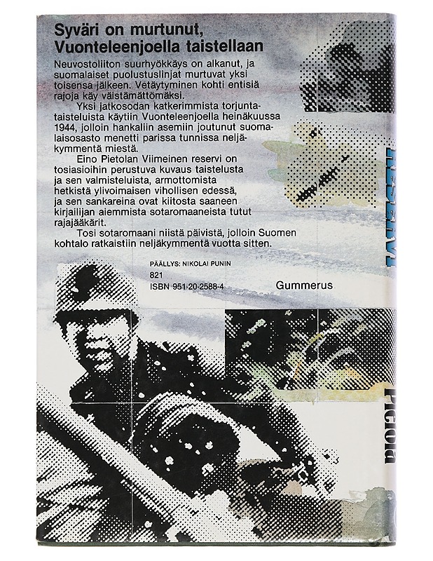 Viimeinen reservi - Eino Pietola - Romaanit ja novellit - 10105439854 - 1