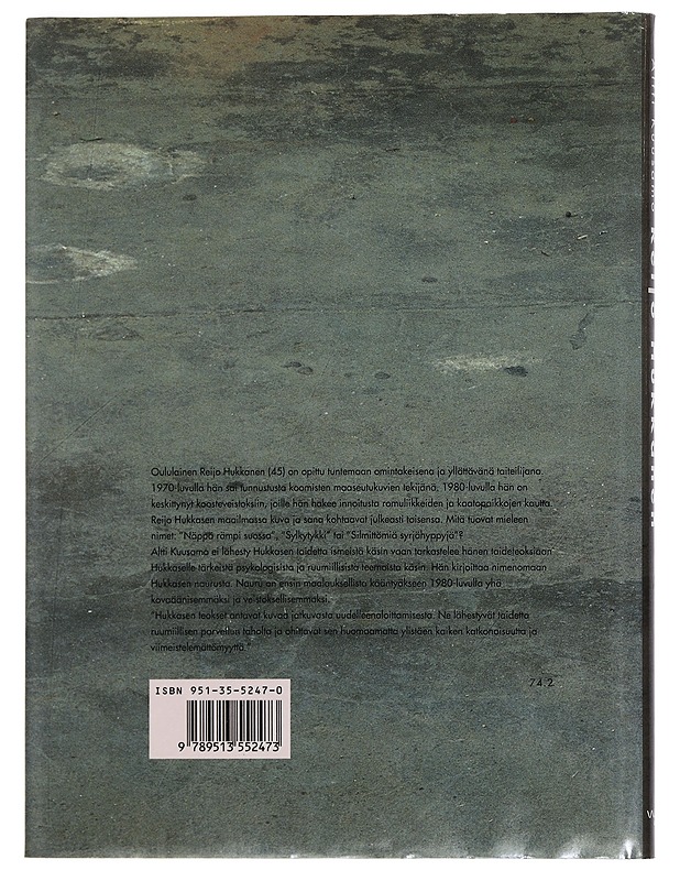 Reijo Hukkanen - Altti Kuusamo - Taide- ja kulttuurikirjat - 10105439873 - 1