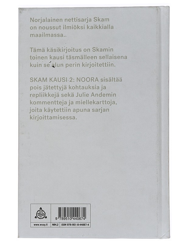 Skam. Kausi 2, Noora : alkuperäinen käsikirjoitus - Andem, Julie - Nuorten kirjat - 10105439888 - 1
