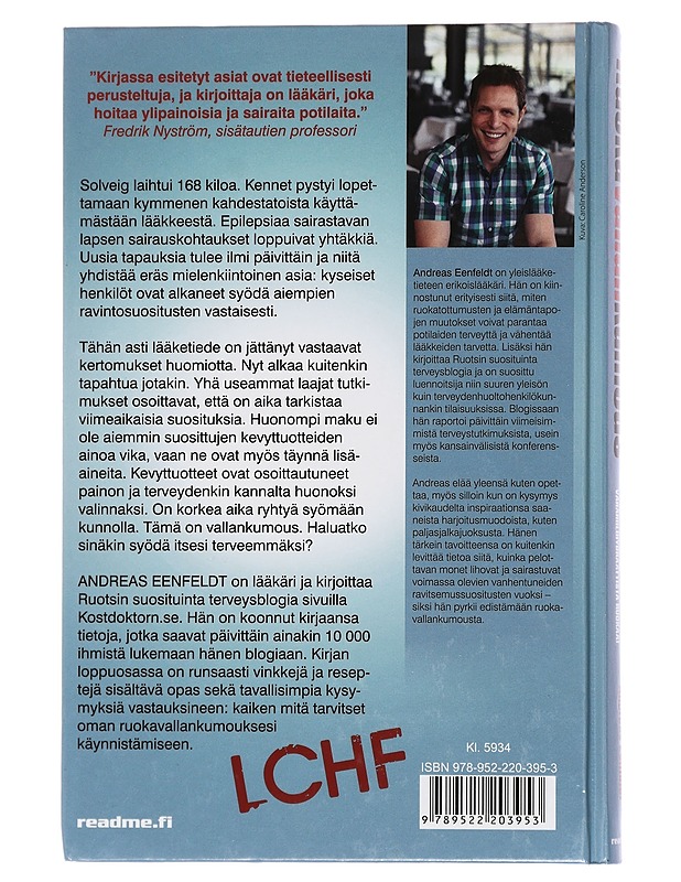 Ruokavallankumous : Vältä lisäaineita ja syö aitoa vähähiilihydraattista ruokaa! - Eenfeldt, Andreas - Tietokirjat ja oppaat - 10105439887 - 1