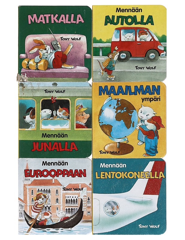 Tony Wolf - minikirjoja 6 kpl - Lastenkirjat - 10105439895 - 0