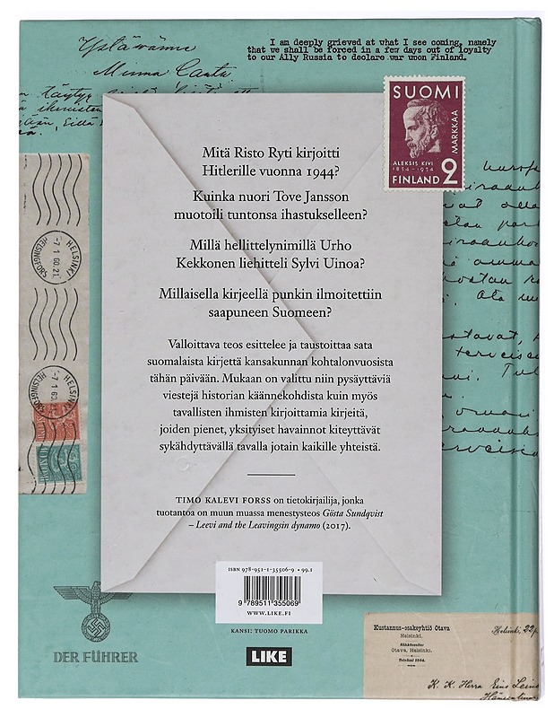 Unohtumattomia kirjeitä Suomesta - Timo Kalevi Forss - Elämäkerrat ja muistelmat - 10105439987 - 1