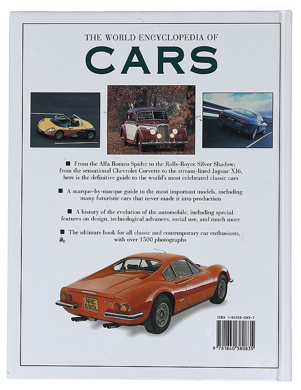 The World Encyclopedia of Cars - Martin Buckley and Chris Rees - Harrastekirjat - 10105440014 - 1