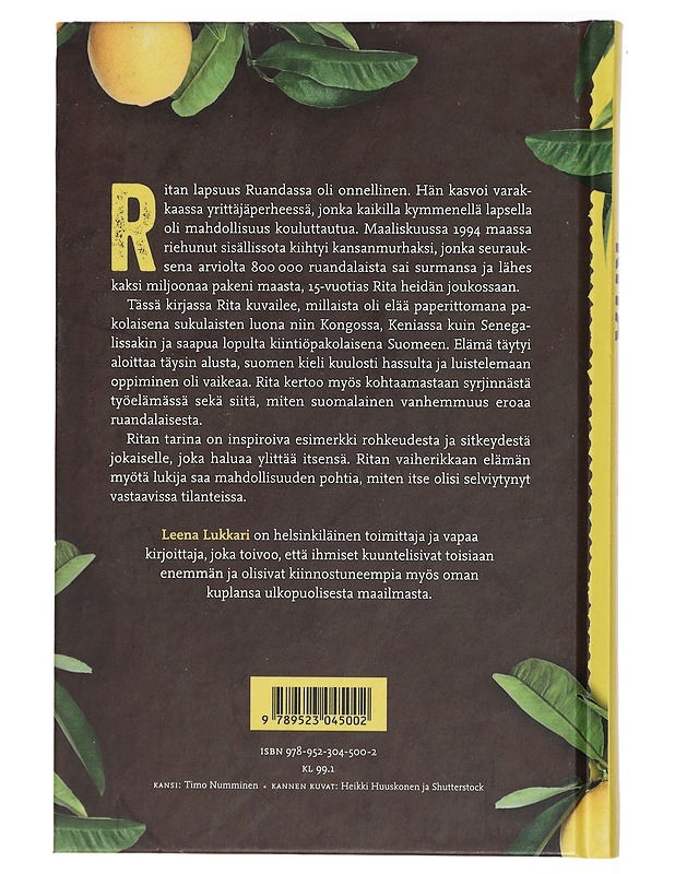 Rita : sitruunapuun varjoista Suomeen - Kostama, Rita - Elämäkerrat ja muistelmat - 10105440009 - 1