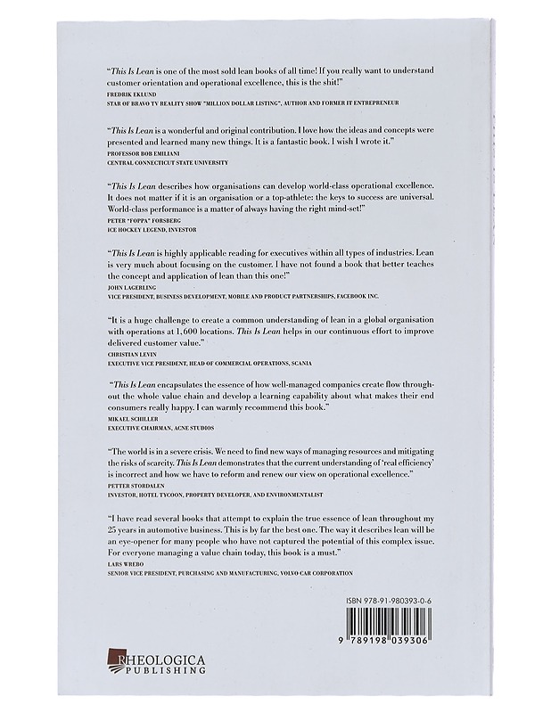 This is lean : resolving the efficiency paradox - Modig, Niklas - Tietokirjat ja oppaat - 10105440012 - 1