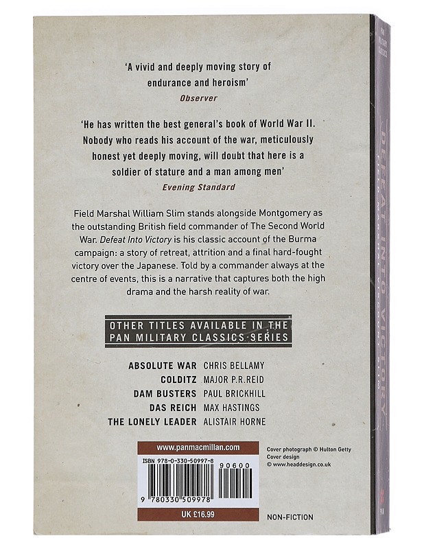 Defeat into victory : Pan Military Classics - Historiakirjat - 10105440026 - 1