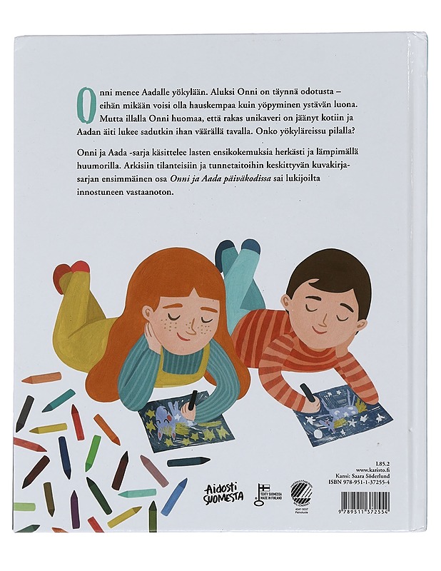 Onni ja Aada yökylässä - Kuutti, Maria - Lastenkirjat - 10105440068 - 1