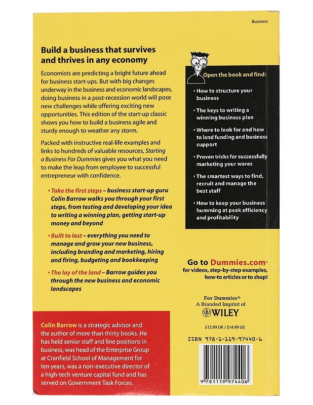 Starting a Business for Dummies - Colin Barrow - Tietokirjat ja oppaat - 10105440090 - 1