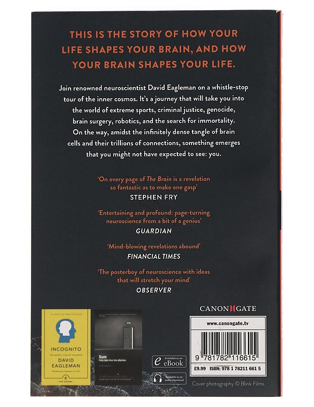The Brain : The Story of You - David Eagleman - Romaanit ja novellit - 10105440100 - 1