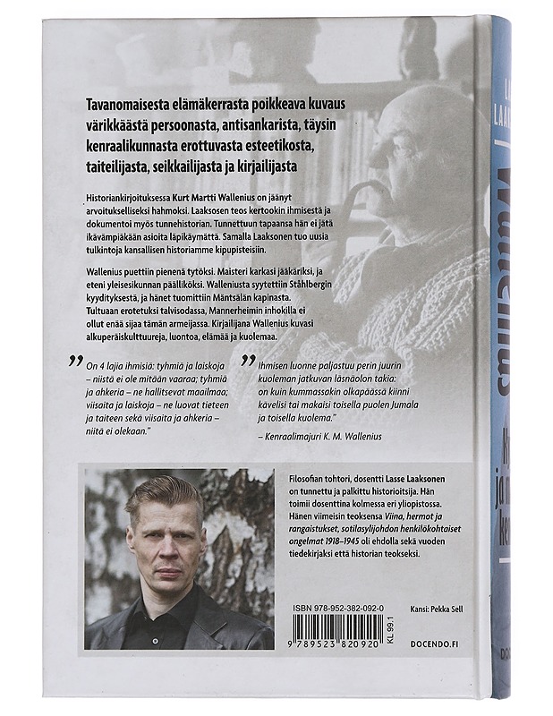 Kynän ja miekan kenraali Wallenius - Lasse Laaksonen - Elämäkerrat ja muistelmat - 10105440124 - 1