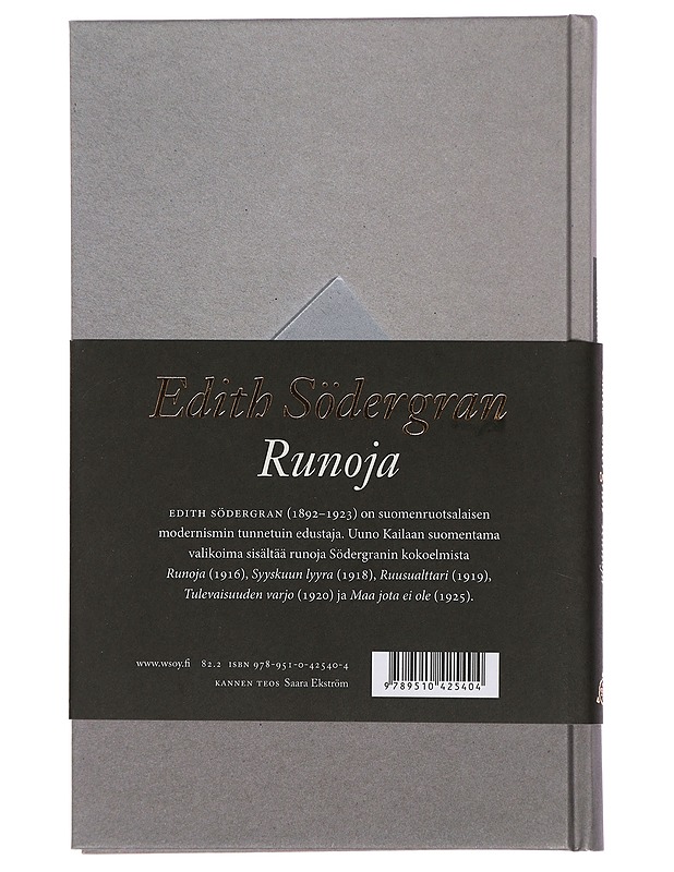 Runoja - Södergran, Edith - Runot ja näytelmät - 10105440152 - 1