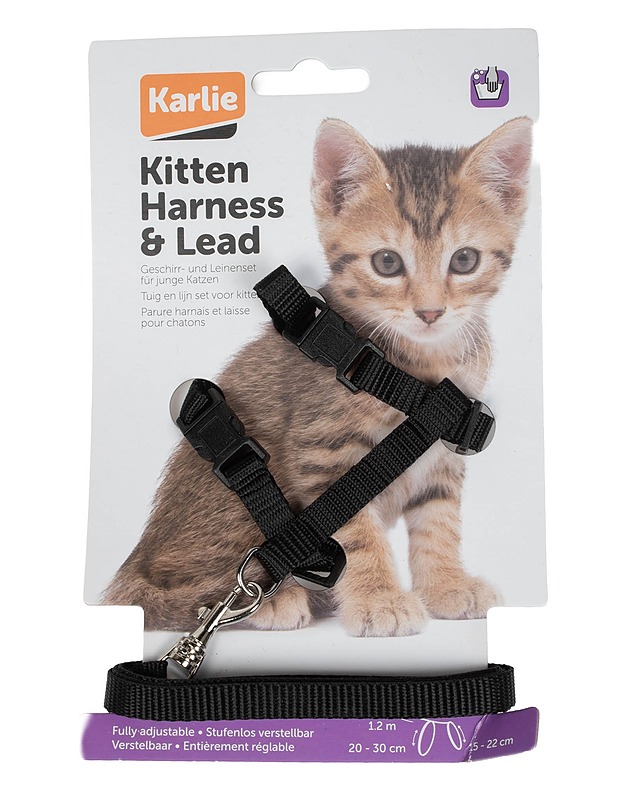 KARLIE Kitten Harness & Lead valjaat ja talutin - Lemmikkitarvikkeet - 10105440166 - 0
