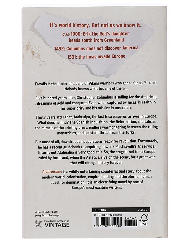 Civilisations - Laurent Binet - Romaanit ja novellit - 10105440200 - 1