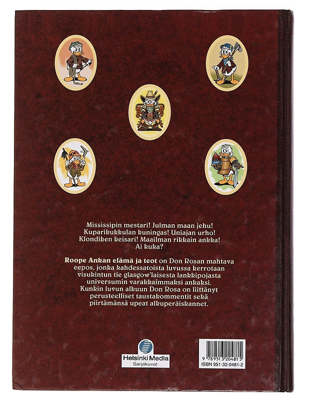 Roope Ankan elämä ja teot - Disney, Walt - Sarjakuvat - 10105440204 - 1