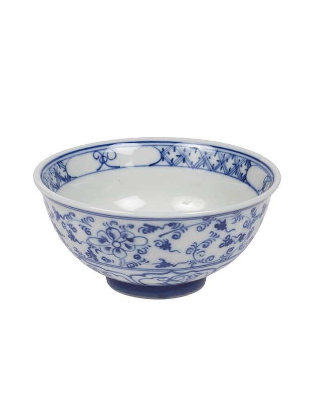 Posliinikulhosetti lusikoilla, 12 osaa - Lautaset ja kulhot - 10105440207 - 1