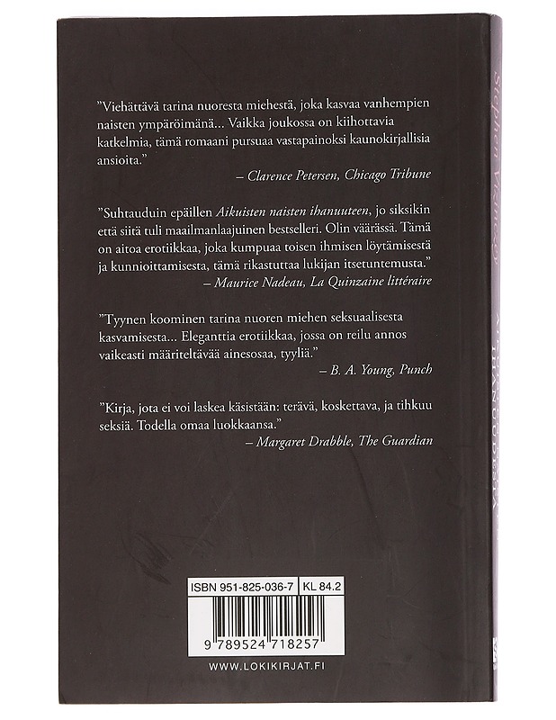 Aikuisten naisten ihanuudesta : András Vajdan eroottiset muistelmat - Vizinczey, Stephen - Elämäkerrat ja muistelmat - 10105440227 - 1