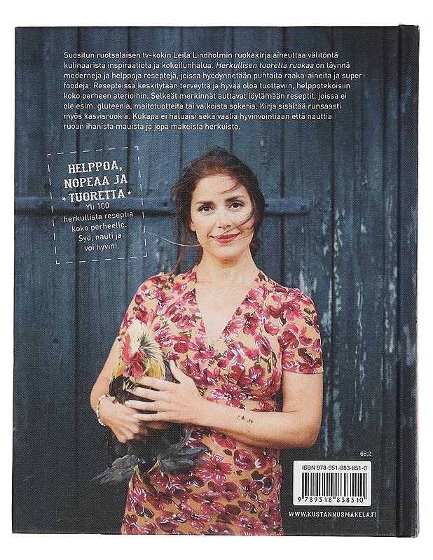 Herkullisen tuoretta ruokaa - Lindholm, Leila - Kirja lahjaksi - 10105440242 - 1
