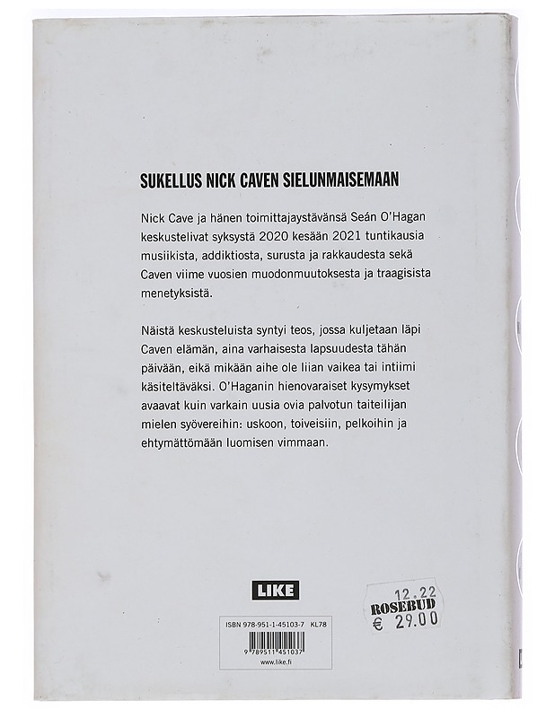 Usko, toivo ja kuolema - Cave, Nick - Elämäkerrat ja muistelmat - 10105440256 - 1