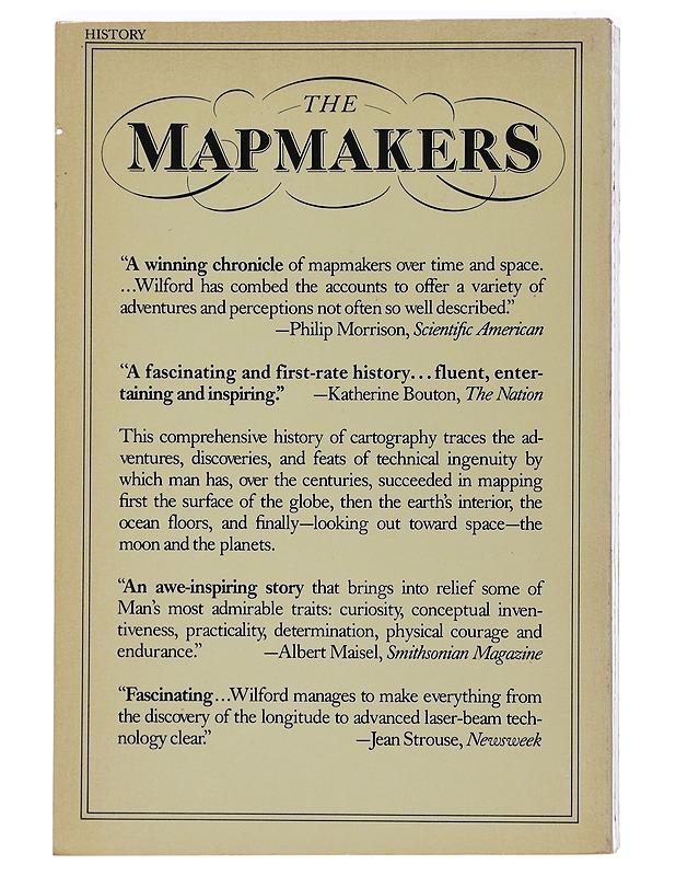 The Mapmakers - John Noble Wilford - Elämäkerrat ja muistelmat - 10105440282 - 1