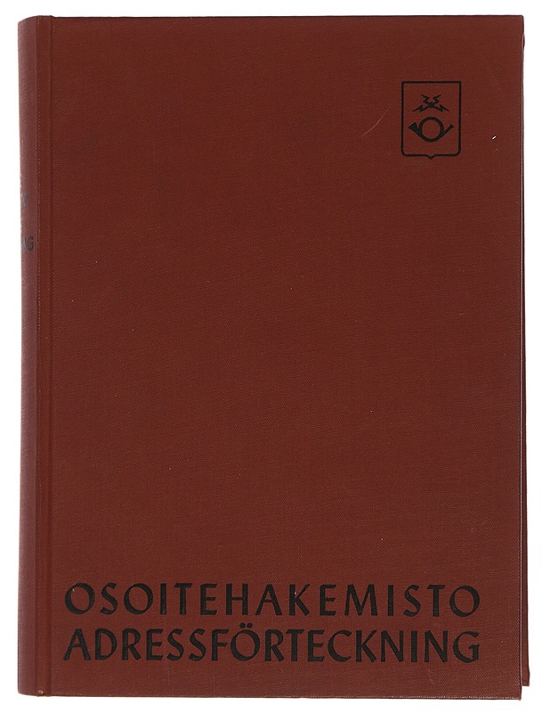 Osoitehakemisto - Posti- ja lennätinlaitos - Tietokirjat ja oppaat - 10105440287 - 0