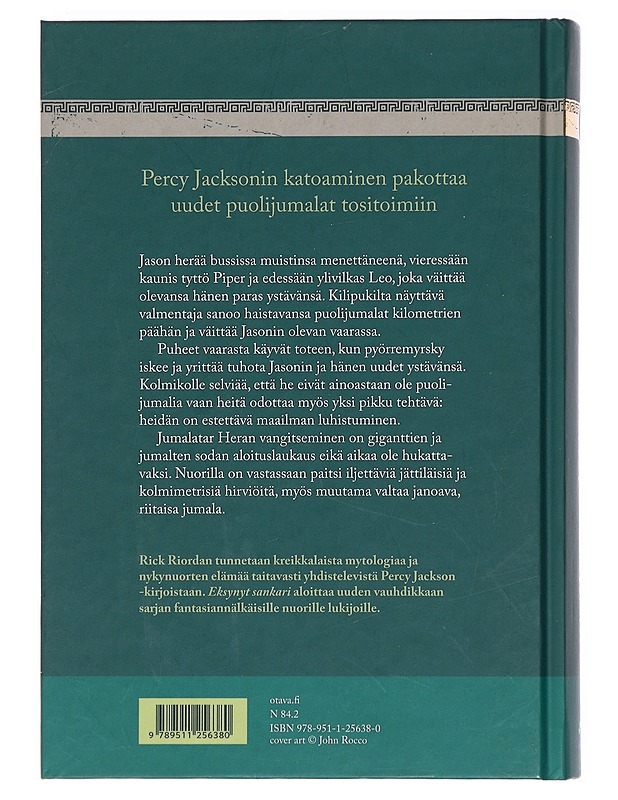 Eksynyt sankari - Riordan, Rick - Fantasia- ja scifi - 10105440297 - 1