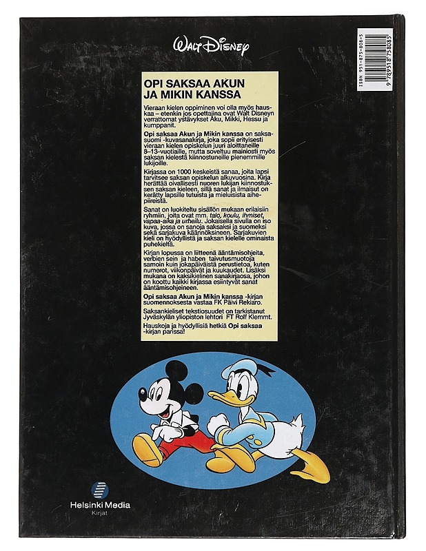 Opi saksaa Akun ja Mikin kanssa - Disney, Walt - Tietokirjat ja oppaat - 10105440361 - 1