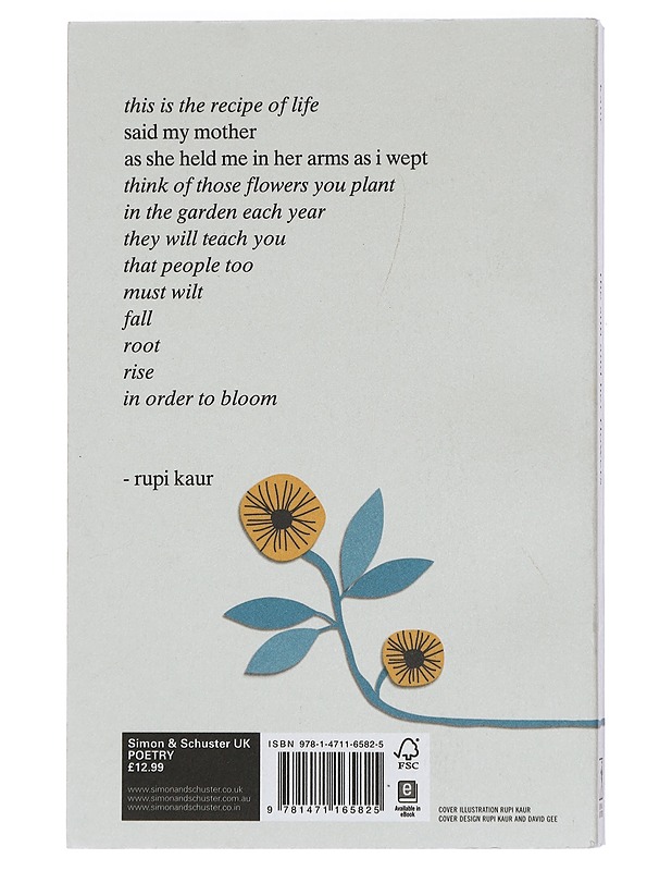 The sun and her flowers - Rupi Kaur - Romaanit ja novellit - 10105440369 - 1