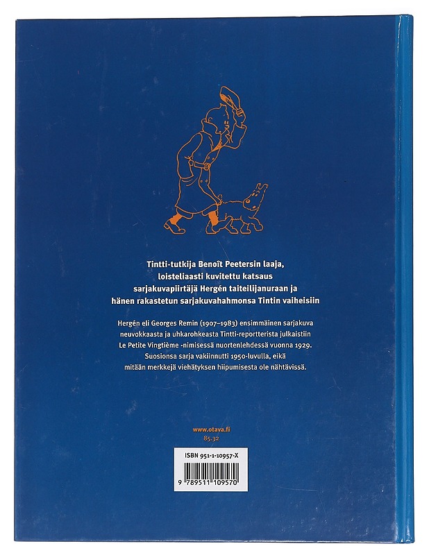 Tintin juhlakirja - Peeters, Benoît - Elämäkerrat ja muistelmat - 10105440384 - 1