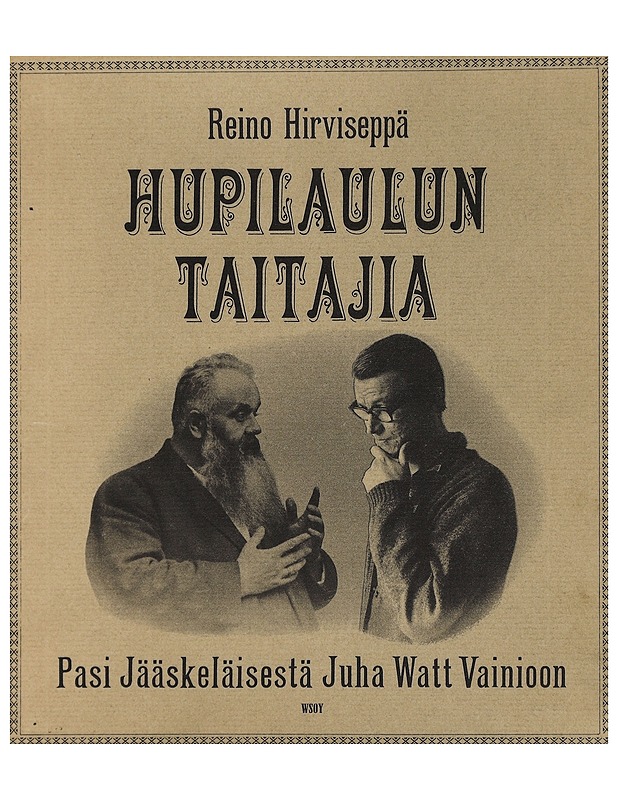 Hupilaulun Taitajia - Hirviseppä, Reino - Tietokirjat ja oppaat - 10105440410 - 0